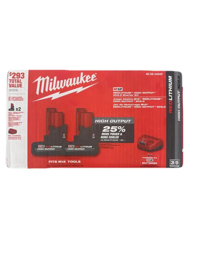 Alt view image 2 of 2 - Electric - M12 HIGH Output XC5.0 Starter KIT,12V(DC)