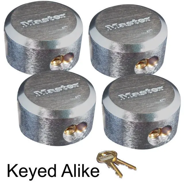 Alt view image 2 of 4 - Pro Series - (4) Hidden Shackle Padlocks Keyed Alike 6271KA-4