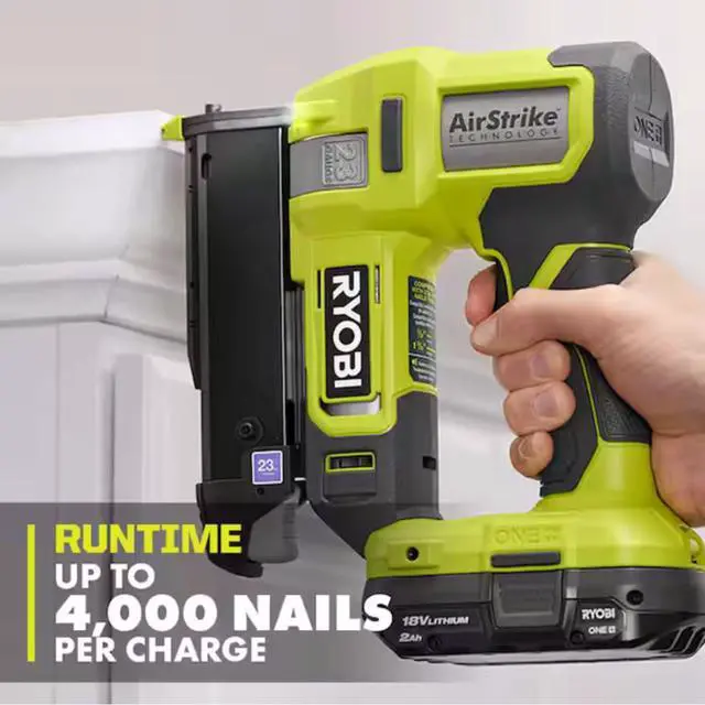 Alt view image 6 of 6 - ONEAND 18V Cordless AIRSTRIKE 23-Gauge PIN Nailer Tool ONLY | Battery and Charger Sold Separately