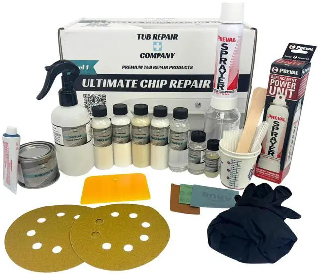 Main image of Tub Repair Kit with Color Match, Strong Fiberglass Repair kit, Seamless Small Repairs to Holes Cracks and Chips