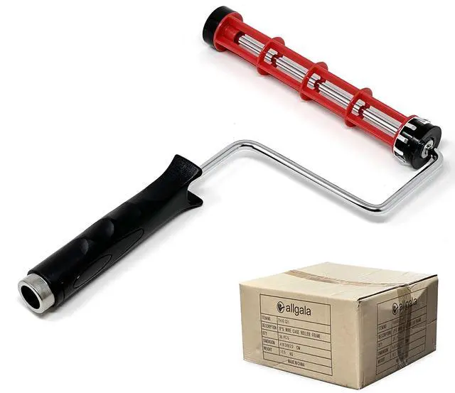 Main image of 9 Inch Easy Quick Release Non-Slip Smooth Heavy Duty Paint Roller Frame with Comfort Grip Threaded for Extension - 36PC - TH10327