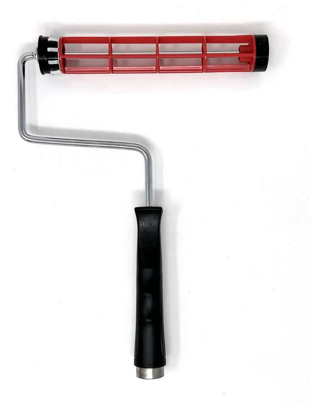 Alt view image 3 of 4 - 9 Inch Easy Quick Release Non-Slip Smooth Heavy Duty Paint Roller Frame with Comfort Grip Threaded for Extension - 36PC - TH10327