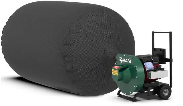 Main image of (20) Insulation Removal Vacuum Bag - Super Heavy Duty Tear-Proof 6 FT X 4 FT - Easy-Fill SPOUT & Lowest DUST Filter - Contractors #1 Choice - EST 450 LBS / 75 CF PRO-450 (3.5 oz Strength)