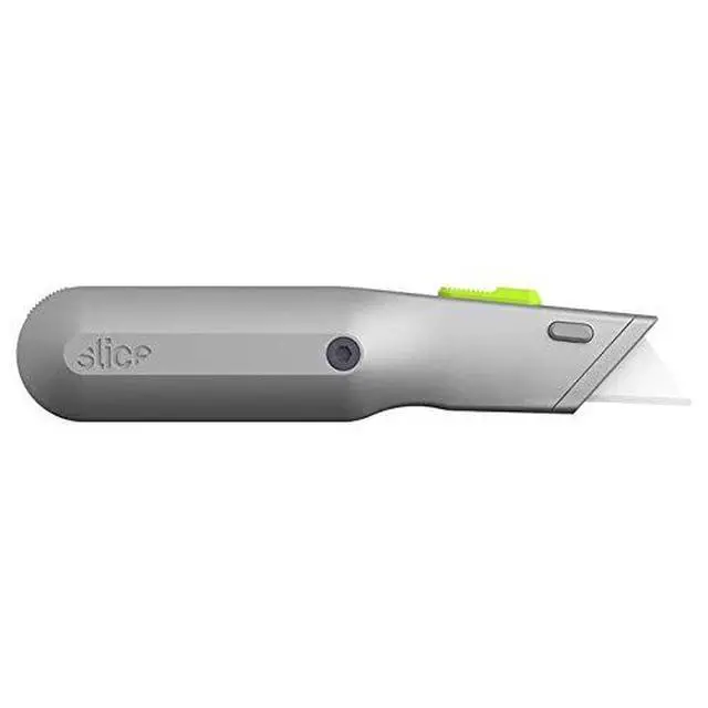 Alt view image 6 of 6 - 10491 Metal-Handle Utility Knife, Finger Friendly Ceramic Blade, Auto Retracts for Safety, Heavy Metal Handle, Comfortable Grip, Stores Extra Blade, Ambidextrous, Easy Blade Change - 6 Pack