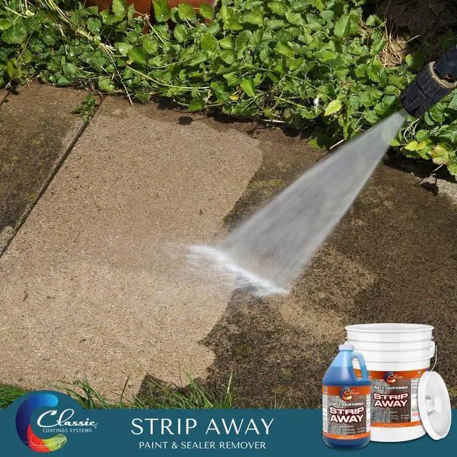 Alt view image 4 of 5 - Classic Coatings | Strip Away Paint and Sealer Remover | Interior and Exterior Surfaces | Zero VOC, Non-Toxic, Environmentally Friendly | Ready to Use | (Strip-Away, 5-Gallon)