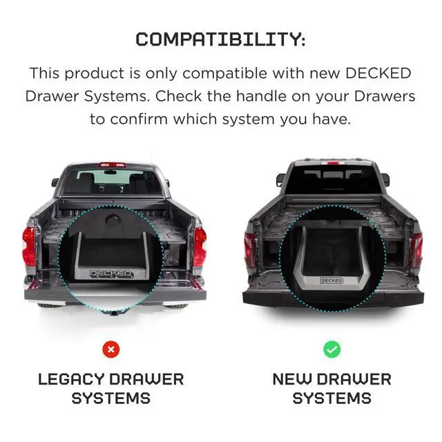 Alt view image 4 of 4 - Drawer System Lock Set | 8 Drawer & Stash Bin Locks with 2 Matching Keys | Compatible with 8-Foot Drawer System with Load Floor
