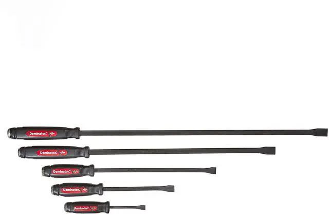 Main image of Tools 61366 Dominator Pry Bar Set, 5-Piece Curved, Black Oxide Finish