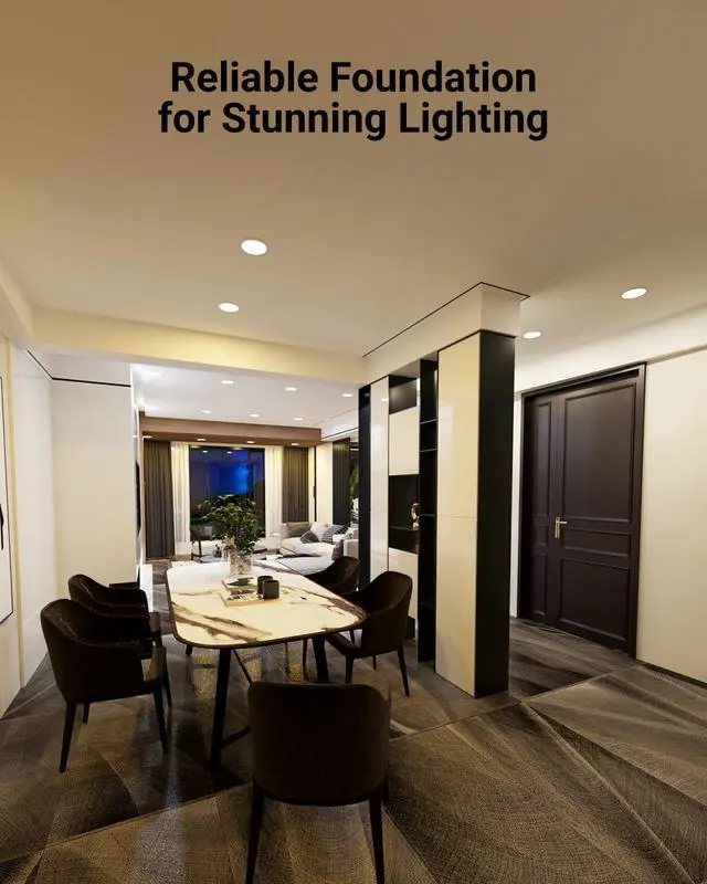 Alt view image 4 of 6 - Sunco 24 Pack 6 Inch Recessed Lighting Housing Can, New Construction, Air Tight, Ceiling, 120-277V, Hard Wired, TP24 Connector, Easy Install, Wet Rated, IC Rated, UL