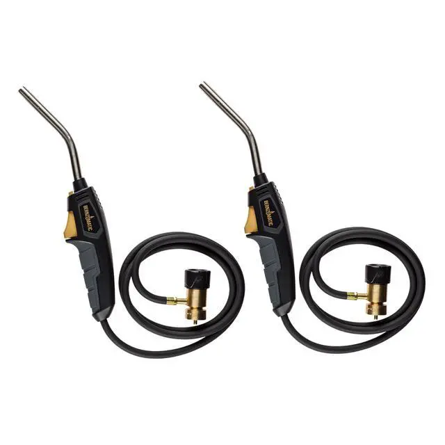 Alt view image 2 of 2 - BZ8250HT Reach Hose Torch, Trigger-Start Hose Torch with Included Holster For Fuel Canister, Red (8250 Reach Torch 2 Pack)