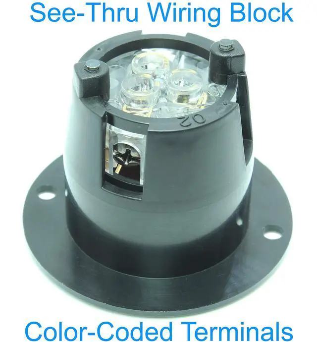 Alt view image 4 of 6 - 5279 15 Amp 120-125 Volt, NEMA 5-15 Flanged Outlet, Black Commercial Grade, 2 Pole-3 Wire, Straight Blade Plug Outdoor Receptacle and Surface Mount Outlet (No Cover/Cap, 10-Pack)