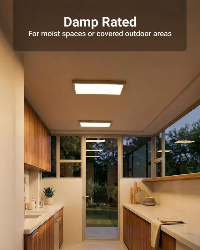 Alt view image 2 of 6 - Sunco 6 Pack 1x2 LED Flat Panel Lights, Dual Selectable CCT 3500K/4000K/5000K & Selectable Wattage 16W/18W/20W, 2000 LM, Dimmable Triac, Back-Lit Drop Ceiling Troffer Replacement Light - ETL, FCC