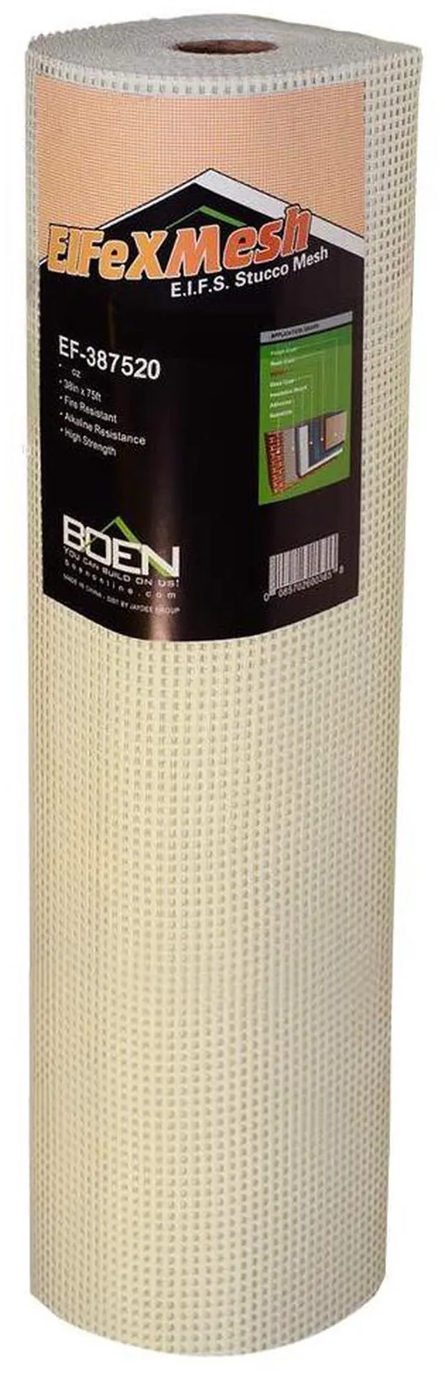 Main image of Non-Adhesive EIFS Stucco Mesh Fiberglass (38" x 75' - 14 oz.)