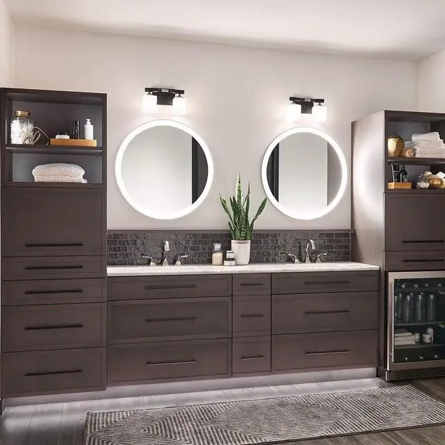 Alt view image 2 of 6 - Marette 13.5 inch 2 Light Vanity Light with Satin Etched Cased Opal Glass in a Rich Champagne Bronze, for Bathroom and Powder Rooms, (13.5" W x 8" H), 55001CPZ