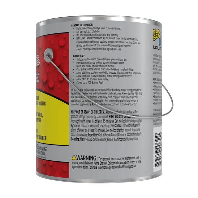 Alt view image 2 of 6 - Rubber Coating Sealant, Waterproof, Flexible, Breathable, and UV Resistant, Roof Repair, Basements, RV, Campers, Trailers, Marine, EPDM, Masonry, Clear, 1 Gallon
