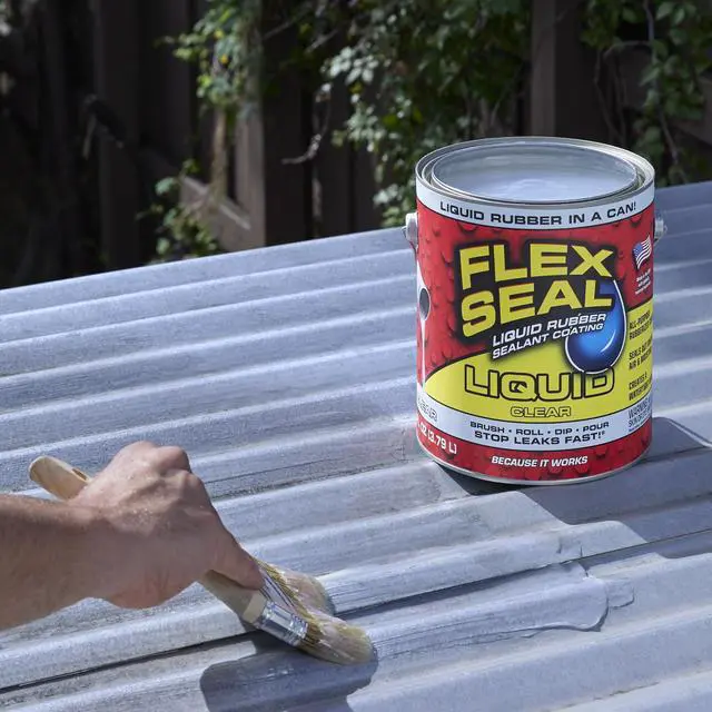 Alt view image 5 of 6 - Rubber Coating Sealant, Waterproof, Flexible, Breathable, and UV Resistant, Roof Repair, Basements, RV, Campers, Trailers, Marine, EPDM, Masonry, Clear, 1 Gallon