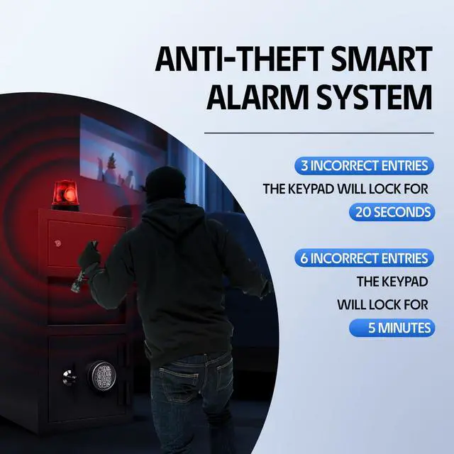 Alt view image 4 of 6 - 5.6 CuFt Drop Safe for Business Money Safes with Drop Slot Cash Depository Safes Box with Additional Locking Safe Anti-Fishing and Digital Combination for Home Office Hotel Restaurant Liquor Store