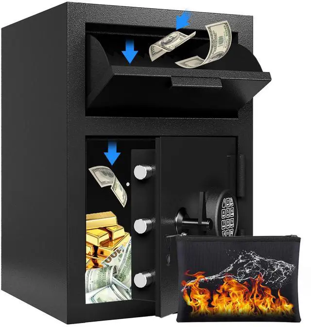 Main image of 2.8 CuFt Drop Safe for Business Depository Cash Safes with Drop Slot Money Safe Box with Digital Combination and Anti-Fishing for Home Office Hotel Restaurant