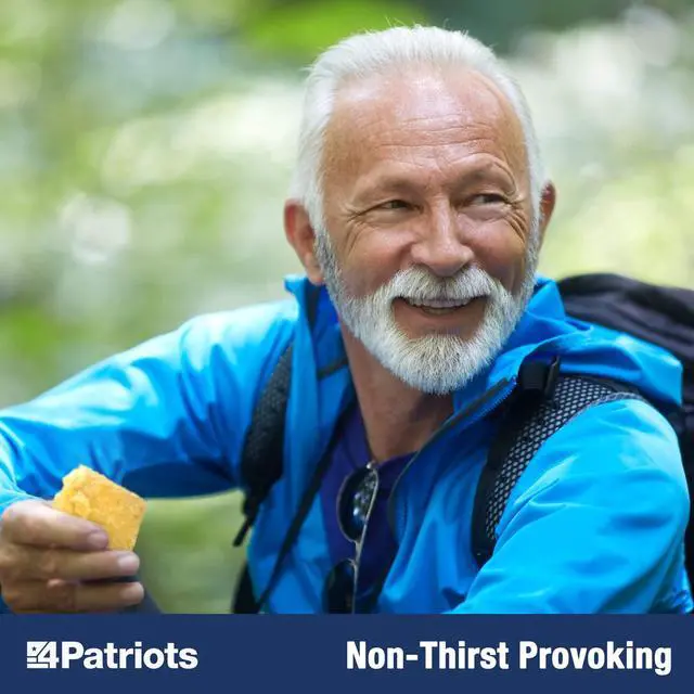 Alt view image 6 of 6 - Emergency Food Bars: Non-Perishable S.O.S Ration Designed to Last 5 Years, 1 Case (10packs) - 90 Servings