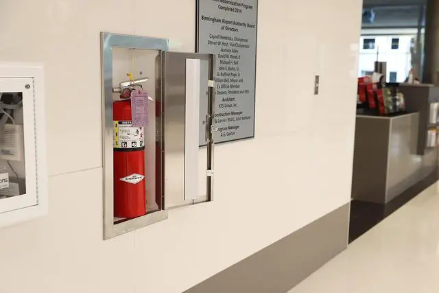 Alt view image 2 of 6 - B456 ABC Dry Chemical Fire Extinguisher with Aluminum Valve, 10 lb. with Bracket