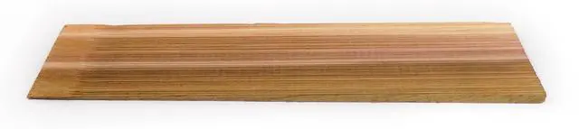 Alt view image 4 of 6 - 18 Inch Rebutted and Rejointed (R&R) Natural Groove Cedar Sidewall Shingles 1/2 Square Carton