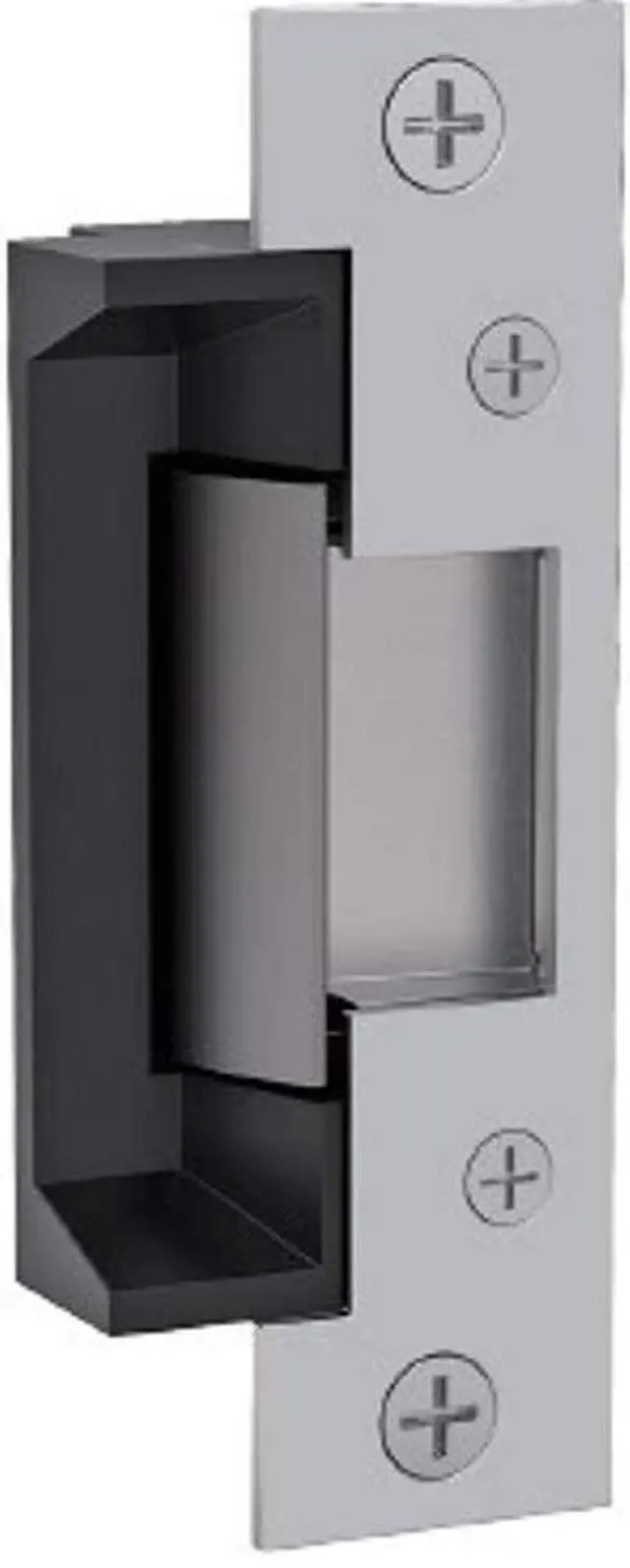 Alt view image 2 of 2 - HES 5000C-12/24D-630 Series 5000C Universal Electric Strike Complete Pac for Latchbolt Locks, Satin Stainless Steel, Dual Voltage 12/24 VDC/VAC, Includes the 501 and 501A Faceplates