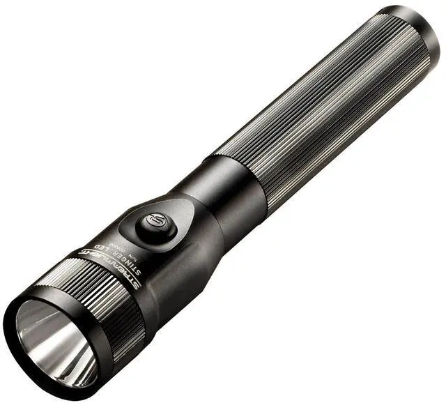 Main image of 75713 Stinger 425-Lumen LED Rechargeable Flashlight with NiMH Battery and 120V AC/12V DC 2-Holders, Black