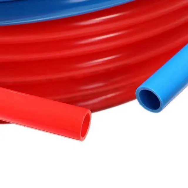 Alt view image 3 of 6 - Pex-b Pipe Tubing/Tool Combo Blue & Red 1/2 inch 2x 100 ft Rolls 200 Ft Length for with Pex Cinch Clamp Crimping Tool and Pipe Cutter In Heavy-Duty Canvas Bag,(E99KIT)
