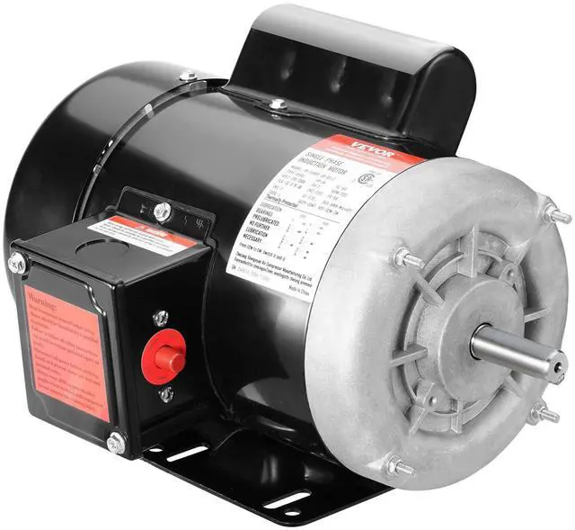 Main image of 3/4HP Electric Motor 1725 RPM, AC 115V/230V, 56 Frame, Air Compressor Motor Single Phase, 5/8" Keyed Shaft, CW/CCW Rotation for Agricultural Machinery and General Equipment