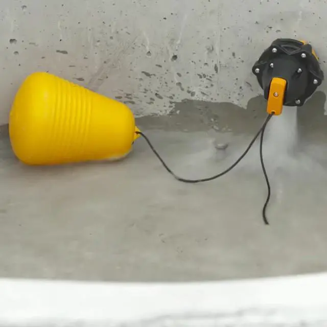 Alt view image 6 of 6 - J-MFV0075DLT 82026 Megaflow Valve 3/4", Yellow/Black High Flow Float Valve for Livestock Water Troughs, Up to 90 GPM, Underwater Mount, GF Nylon Construction