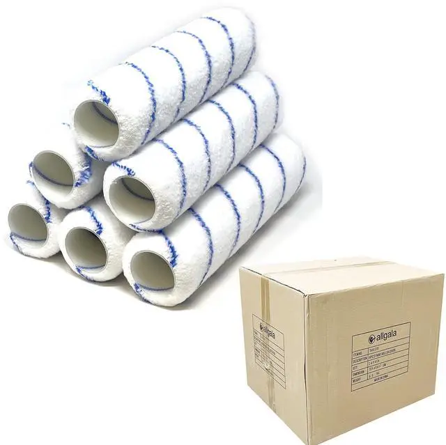 Main image of 144 Piece Case Lot 9 Inch Shedless Microfiber Paint Roller Covers - TH10310