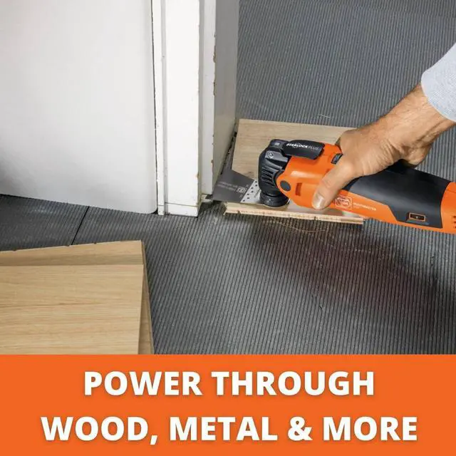 Alt view image 5 of 6 - MultiMaster MM 500 Plus Top for Versatile Interior Construction and Renovation - 350W Oscillating Multi-Tool with Starlock Plus Mount and QuickIn System - 72296770090