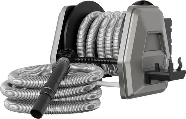 Main image of Vacuum Hose Reel with 30ft Extension Retractable Hose, 1-1/4'' Wall Mount Vacuum Replaceable Hose Suitable for 32mm Wet Dry Vacuums Cleaner