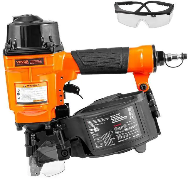Main image of MCN55 Coil Siding Nailer, 70-120PSI Air Coil Nailer 1 inch to 2-1/4 inch 15 Degree Pneumatic Siding Nail Gun for Siding, Pallet Sheathing, Fencing, Decking