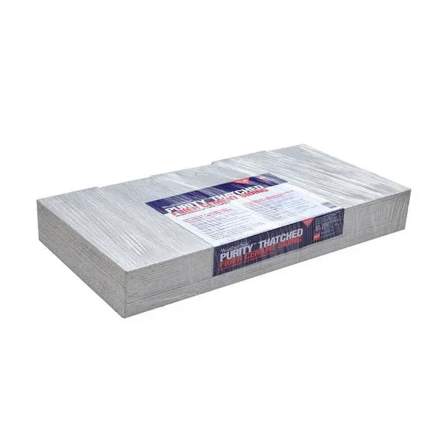 Alt view image 5 of 5 - WeatherSide Purity Thatched Fiber-Cement Siding Shingles (12x24) 19 Bundle| Fire Resistant & Safe with No Asbestos| Easy to Install with Pre-Primed Textured Surface|Durable with Distinct Design