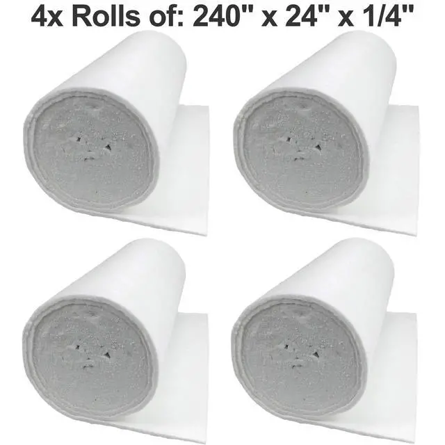 Alt view image 2 of 3 - 1/4" Thick, CeraBlanket Insulation, Morgan Thermal Ceramics, 2400F Rated, 8 Lb. Density, 24" Wide, 20 Ft. Long, 4 Rolls per Box, 8CBK2