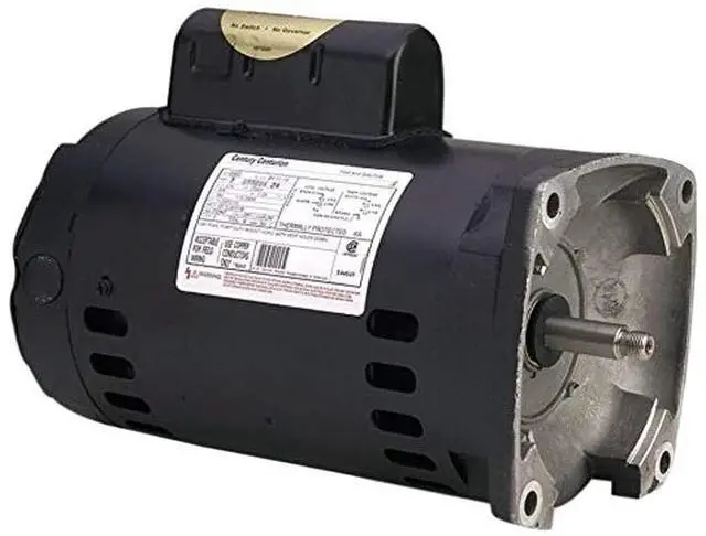 Main image of A.O. Smith B2852 3/4 HP, 3450 RPM, 1 Speed, 230/115 Volts, 5.4/10.8 Amps, 1.25 Service Factor, 56Y Frame, PSC, ODP Enclosure Square Flange Pool Motor