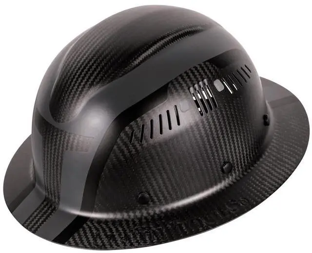 Main image of Hard Hat, K12 Series Carbon Fiber Full Brim, Vented, Class C, Type 1