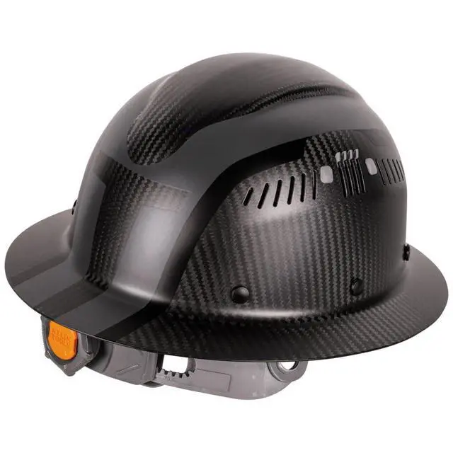 Alt view image 6 of 6 - Hard Hat, K12 Series Carbon Fiber Full Brim, Vented, Class C, Type 1