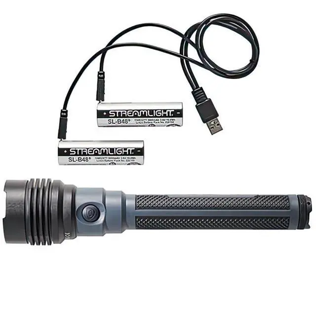 Alt view image 3 of 6 - 88131 ProTac HL 6 5,300-Lumen 80,000-Candela Rechargeable Flashlight with 120V USB Adapter, Y USB-C Cord, and Wrist Lanyard, Black