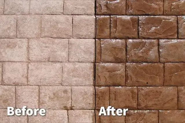 Alt view image 2 of 6 - SuperSeal 30 High-Gloss Concrete Sealer 5-Gallon Solvent-Based Styrene Acrylic for Brick Pavers, Stamped Concrete & Decorative Surfaces