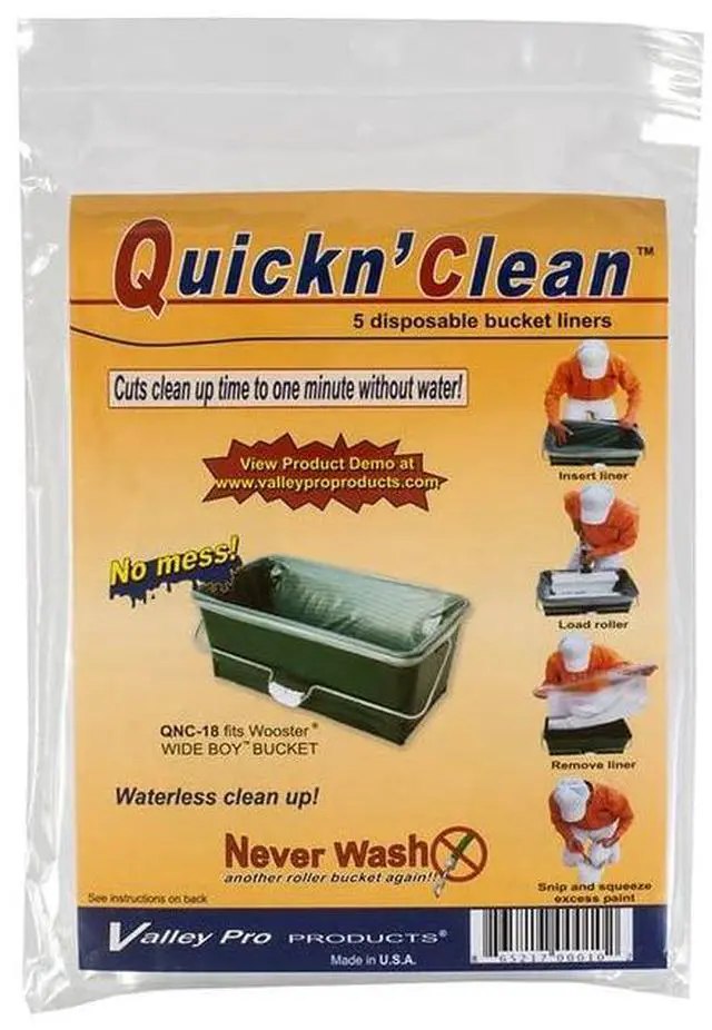 Main image of 36-Pack of R472 Quickn Clean Quick N Clean Wide Boy 5Pk of Liners