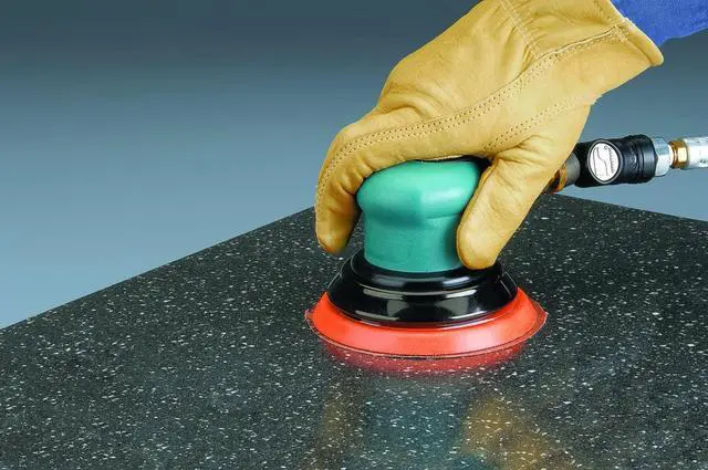 Alt view image 3 of 4 - (59020) Dynorbital-Spirit 5" (127 mm) Diameter Random Orbital Sander, Non-Vacuum | 3/16" (5 mm) Diameter Orbit | 12000 RPM Pneumatic Motor