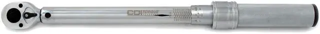 Main image of CDI 3/8 Inch Drive Adjustable Click Torque Wrench, Range 30-250 In Lbs / 4-27.7 Nm (2502MRMH)
