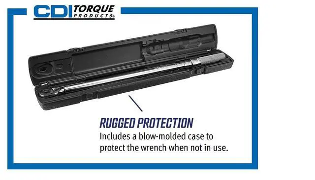 Alt view image 6 of 6 - CDI 3/8 Inch Drive Adjustable Click Torque Wrench, Range 30-250 In Lbs / 4-27.7 Nm (2502MRMH)