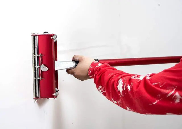 Alt view image 4 of 6 - Drywall Flat Box Extension Handle, 23" to 32" Pro-Grade, Anodized Aluminum | 4-782