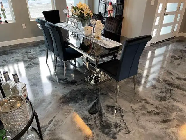 Alt view image 2 of 4 - Clear Floor Epoxy Resin for Garages, Basements, Warehouses, Retail Stores and More | Highly Durable | Resistant to Scratches, Spills, and Stains | 3 Gallon Kit | 11.4 L