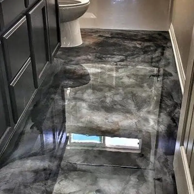 Alt view image 3 of 4 - Clear Floor Epoxy Resin for Garages, Basements, Warehouses, Retail Stores and More | Highly Durable | Resistant to Scratches, Spills, and Stains | 3 Gallon Kit | 11.4 L