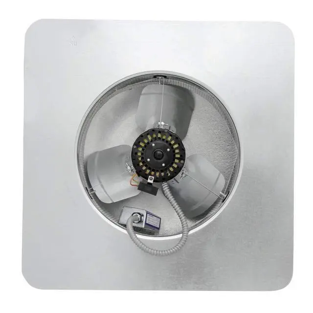 Alt view image 2 of 6 - GAF 1000 CFM Power Roof Mount Attic Vent Fan with Thermostat (PT6): Easy Installation & Efficient Exhaust Ventillation | Airflow Capacity for attic Spaces Upto 1600 sq.ft. - Mill