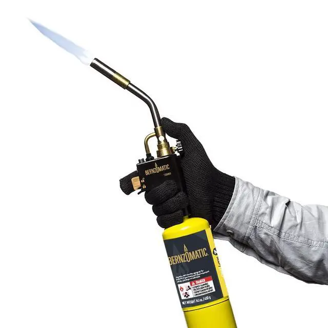 Alt view image 4 of 6 - BZ8250HT Reach Hose Torch, Trigger-Start Hose Torch with Included Holster For Fuel Canister, Red (8250 Torch + 3 MAP Pro Bottles)