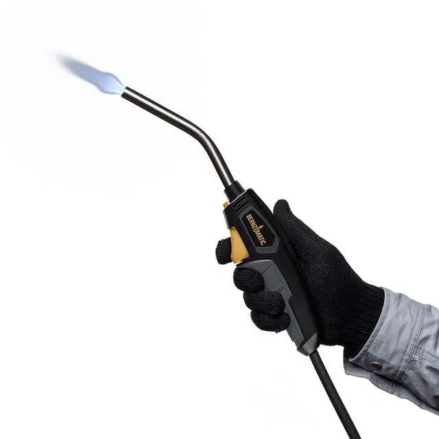 Alt view image 5 of 6 - BZ8250HT Reach Hose Torch, Trigger-Start Hose Torch with Included Holster For Fuel Canister, Red (8250 Torch + 3 MAP Pro Bottles)